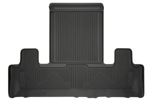 Lincoln Navigator Floor Mats - Rear - Husky Liners - WeatherBeater 3rd Row - Black - `18-`22